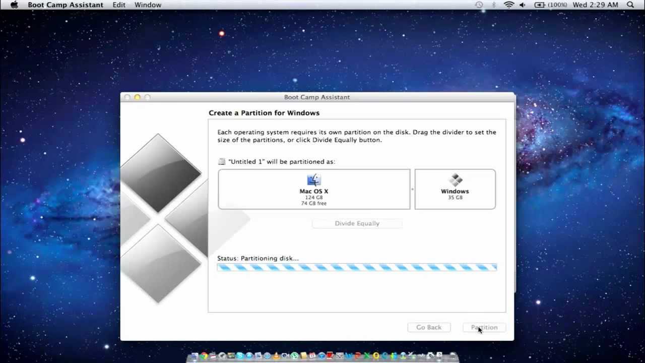 youtube complete walkthrough for installing windows on mac
